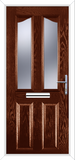 Maple Eyebrow Composite Front Door