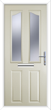 Maple Eyebrow Composite Front Door