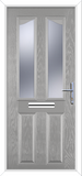 Maple Eyebrow Composite Front Door