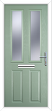 Maple Square Composite Front Door