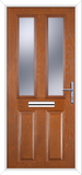 Maple Square Composite Front Door